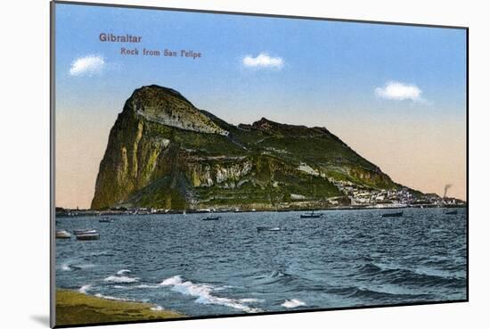 The Rock of Gibraltar, 1945-null-Mounted Giclee Print