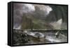 The Rock of Gibraltar, as Seen from the Bay Side, 20th Century-null-Framed Stretched Canvas