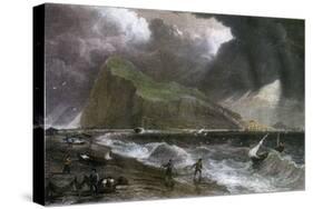 The Rock of Gibraltar, as Seen from the Bay Side, 20th Century-null-Stretched Canvas