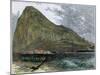 The Rock of Gibraltar, C1880-null-Mounted Giclee Print