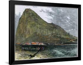 The Rock of Gibraltar, C1880-null-Framed Giclee Print