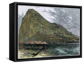 The Rock of Gibraltar, C1880-null-Framed Stretched Canvas