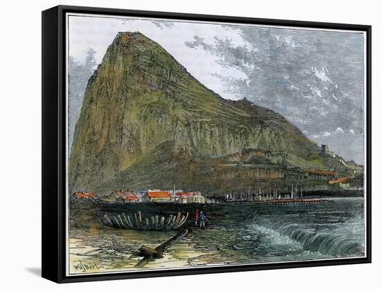 The Rock of Gibraltar, C1880-null-Framed Stretched Canvas