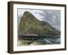 The Rock of Gibraltar, C1880-null-Framed Giclee Print