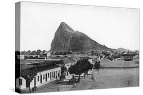 The Rock of Gibraltar from La Linea Bull Ring, Spain, Early 20th Century-VB Cumbo-Stretched Canvas