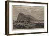 The Rock of Gibraltar, from the Mainland-null-Framed Giclee Print