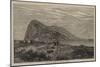 The Rock of Gibraltar, from the Mainland-null-Mounted Giclee Print