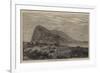 The Rock of Gibraltar, from the Mainland-null-Framed Giclee Print