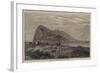 The Rock of Gibraltar, from the Mainland-null-Framed Giclee Print