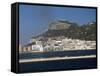 The Rock of Gibraltar, Gibraltar, Viewed from the Mediterranean-Gavin Hellier-Framed Stretched Canvas