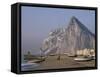 The Rock of Gibraltar, Mediterranean-Charles Bowman-Framed Stretched Canvas