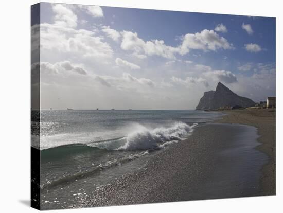 The Rock of Gibraltar, Mediterranean-Charles Bowman-Stretched Canvas