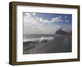 The Rock of Gibraltar, Mediterranean-Charles Bowman-Framed Photographic Print