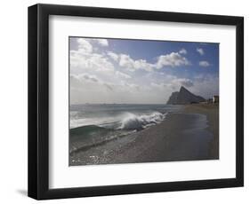 The Rock of Gibraltar, Mediterranean-Charles Bowman-Framed Photographic Print