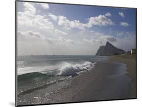 The Rock of Gibraltar, Mediterranean-Charles Bowman-Mounted Photographic Print