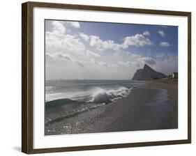 The Rock of Gibraltar, Mediterranean-Charles Bowman-Framed Photographic Print