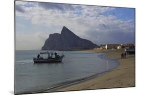 The Rock of Gibraltar, Mediterranean-Charles Bowman-Mounted Photographic Print