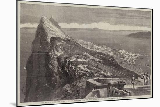 The Rock of Gibraltar-null-Mounted Giclee Print