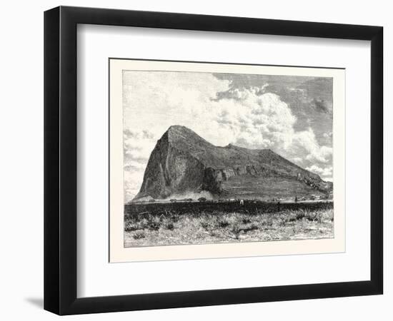 The Rock of Gibraltar-null-Framed Premium Giclee Print