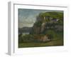 The Rock of Hautepierre, C.1869-Gustave Courbet-Framed Giclee Print