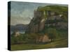 The Rock of Hautepierre, C.1869-Gustave Courbet-Stretched Canvas