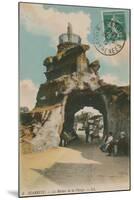 The Rock of the Blessed Virgin in Biarritz, France. Postcard Sent in 1913-French Photographer-Mounted Giclee Print