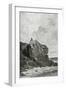 The Rock of the Exiled in Jersey, 19th Century-Fortune Louis Meaulle-Framed Giclee Print