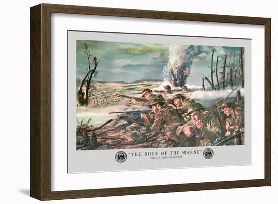 The Rock of the Marne-Mal Thompson-Framed Art Print