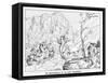 The Rock of the Seven Sisters-Alfred Rethel-Framed Stretched Canvas