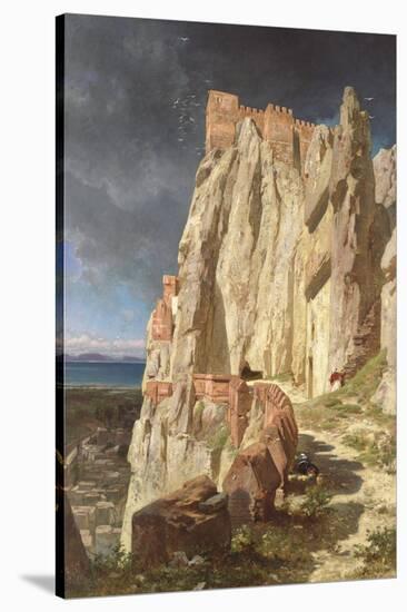 The Rock of Vann, Kurdistan, 1901-Jules Joseph Augustin Laurens-Stretched Canvas