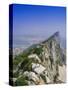 The Rock's Peak, Gibraltar, Bay of Algeciras, Mediterranean Sea, Europe-Charles Bowman-Stretched Canvas