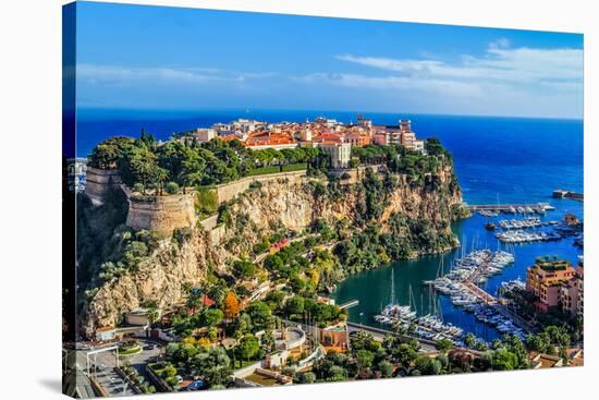 The Rock The City Of Principaute Of Monaco And Monte Carlo In The South Of France-OSTILL-Stretched Canvas