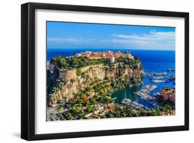 The Rock The City Of Principaute Of Monaco And Monte Carlo In The South Of France-OSTILL-Framed Photographic Print