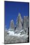 The rock towers that give the Torres del Paine range its name, Torres del Paine National Park, Pata-Alex Robinson-Mounted Photographic Print