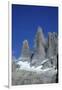 The rock towers that give the Torres del Paine range its name, Torres del Paine National Park, Pata-Alex Robinson-Framed Photographic Print