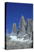 The rock towers that give the Torres del Paine range its name, Torres del Paine National Park, Pata-Alex Robinson-Stretched Canvas