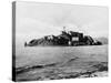 The Rock' United States Penitentiary on Alcatraz Island in San Francisco Bay California, Ca. 1940s-null-Stretched Canvas