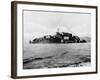 The Rock' United States Penitentiary on Alcatraz Island in San Francisco Bay California, Ca. 1940s-null-Framed Photo