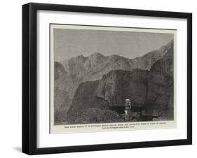 The Rock Which it Is Supposed Moses Struck When the Israelites Were in Want of Water-null-Framed Giclee Print