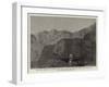 The Rock Which it Is Supposed Moses Struck When the Israelites Were in Want of Water-null-Framed Giclee Print