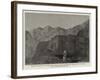The Rock Which it Is Supposed Moses Struck When the Israelites Were in Want of Water-null-Framed Giclee Print