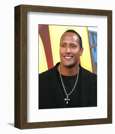 The Rock-null-Framed Photo