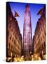 The Rockefeller Center with Christmas Decoration at Nightfall-Philippe Hugonnard-Stretched Canvas