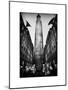 The Rockefeller Center with Christmas Decoration at Nightfall-Philippe Hugonnard-Mounted Art Print