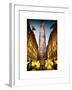 The Rockefeller Center with Christmas Decoration at Nightfall-Philippe Hugonnard-Framed Art Print