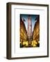 The Rockefeller Center with Christmas Decoration at Nightfall-Philippe Hugonnard-Framed Art Print