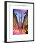 The Rockefeller Center with Christmas Decoration at Nightfall-Philippe Hugonnard-Framed Art Print