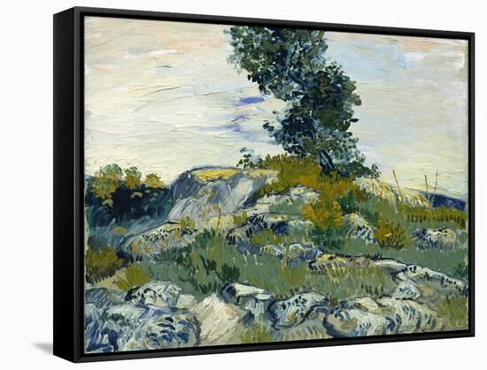 The Rocks, 1888-Vincent van Gogh-Framed Stretched Canvas