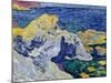 The Rocks at Antheor (Var) 1900 (Oil on Canvas)-Louis Valtat-Mounted Giclee Print