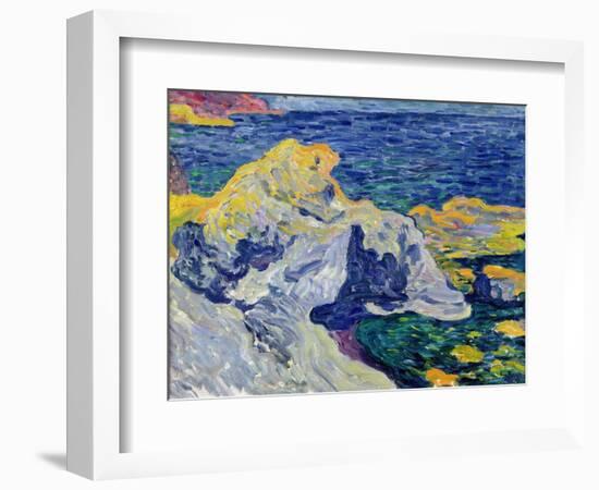 The Rocks at Antheor (Var) 1900 (Oil on Canvas)-Louis Valtat-Framed Giclee Print